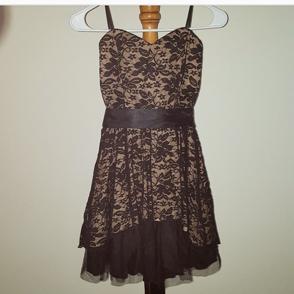 Dresses & Skirts - Lace Dress with Sash
